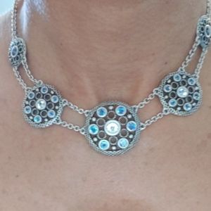 Touchstone by swarvoski crystal necklace